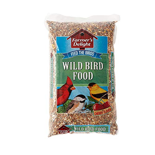 Wagner's 53002 Farmer's Delight Wild Bird Food with Cherry Flavor, 10-Pound Bag-UPStoxs