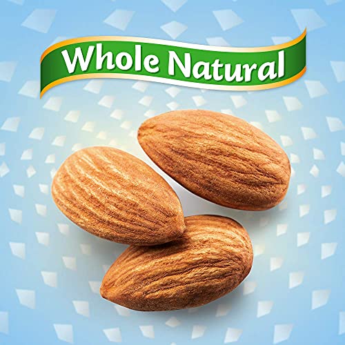 Blue Diamond Almonds Whole Natural Raw Snack Nuts, 100 Calorie Travel Bags, 32 count-UPStoxs