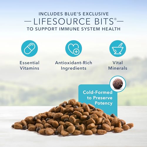 Blue Buffalo Life Protection Formula Adult Dry Dog Food, Helps Build and Maintain Strong Muscles, Made with Natural Ingredients, Chicken & Brown Rice Recipe, 5-lb. Bag-UPStoxs