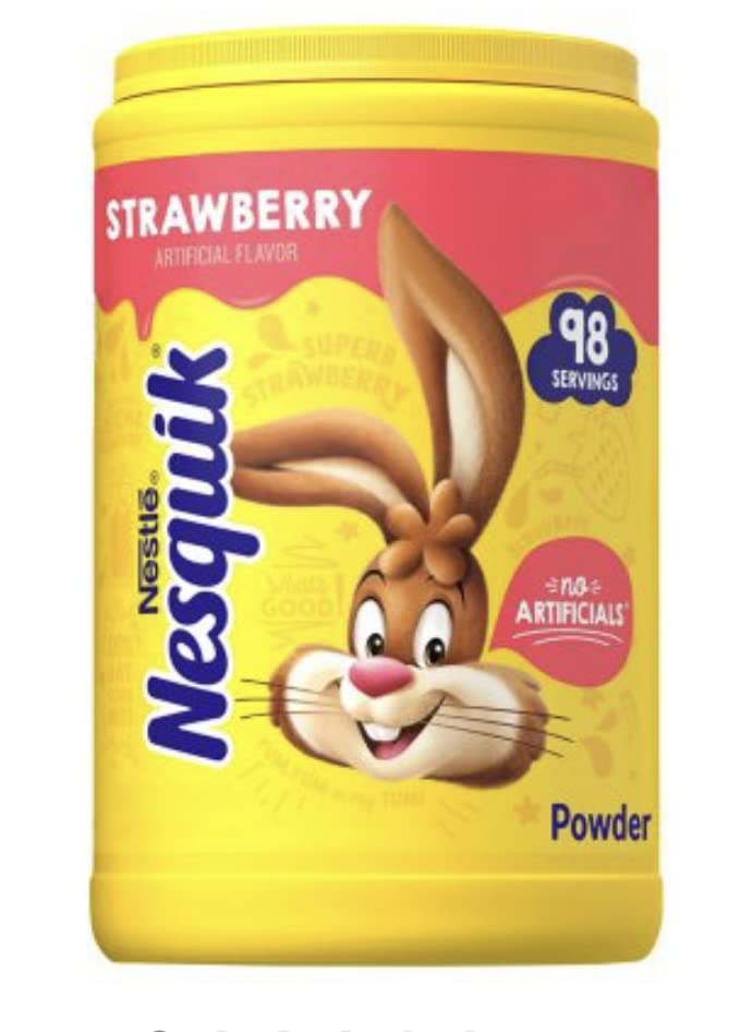 Nesquik Strawberry Powder Drink Mix 41.9 oz.