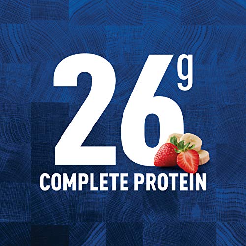 Core Power Fairlife 26g Protein Milk Shakes, Ready To Drink for Workout Recovery, Strawberry Banana, 14 Fl Oz (Pack of 12)-UPStoxs