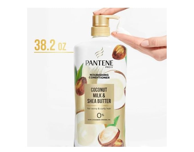 Pantene Pro-V Nourishing Coconut Milk and Shea Butter Conditioner, 38.2 fl. oz.