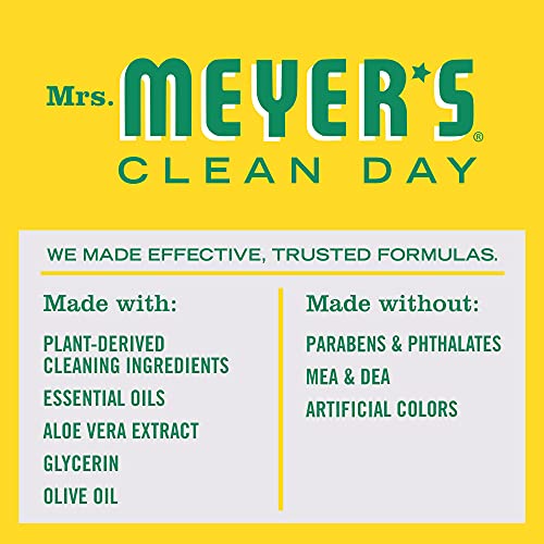 MRS. MEYER'S CLEAN DAY Hand Soap, Made with Essential Oils, Biodegradable Formula, Honeysuckle, 12.5 fl. oz - Pack of 3-UPStoxs