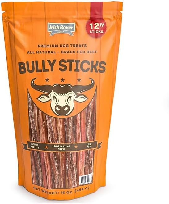 Irish Rover Beef Bully Sticks, 12 Inch, 16 oz.