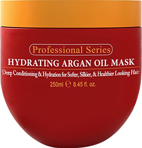 Arvazallia Hydrating Argan Oil Hair Mask and Deep Conditioner for Dry or Damaged Hair - 8.45 Oz-UPStoxs