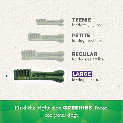 Greenies Original Large Natural Dental Care Dog Treats, 36 oz. Pack (24 Treats)-UPStoxs