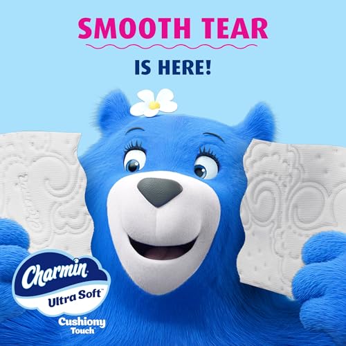 Charmin Ultra Soft Cushiony Touch Toilet Paper, 24 Family Mega Rolls = 123 Regular Rolls-UPStoxs