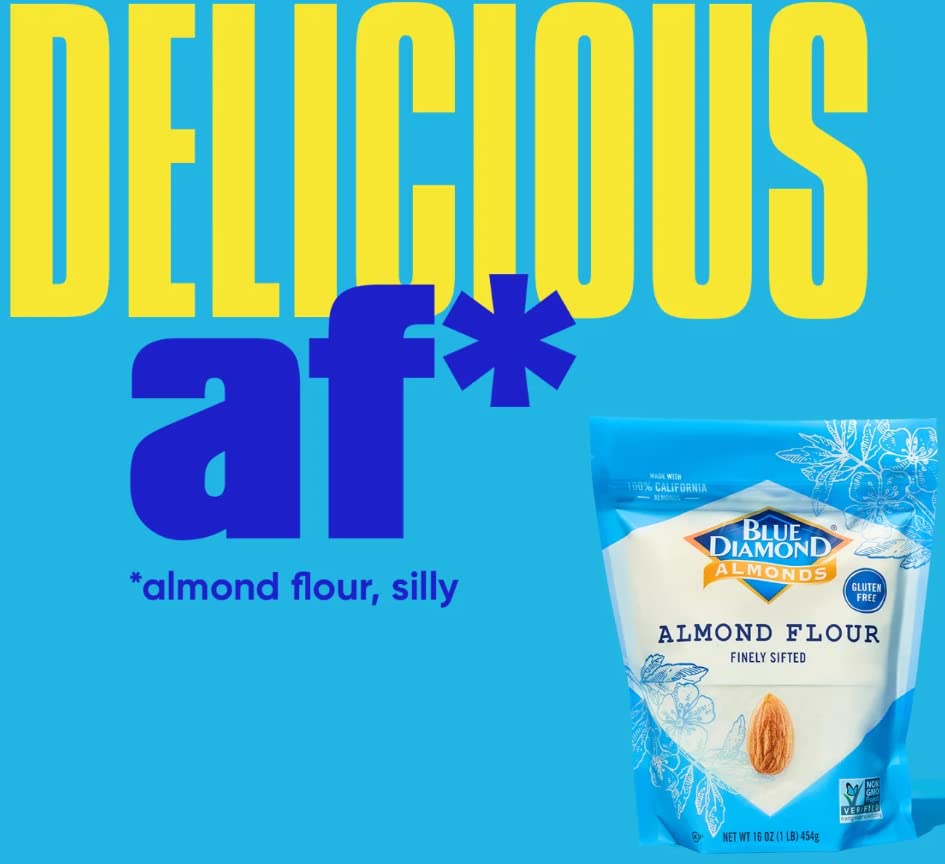 Blue Diamond Almonds Almond Flour, Gluten Free, Blanched, Finely Sifted, 48 oz-UPStoxs