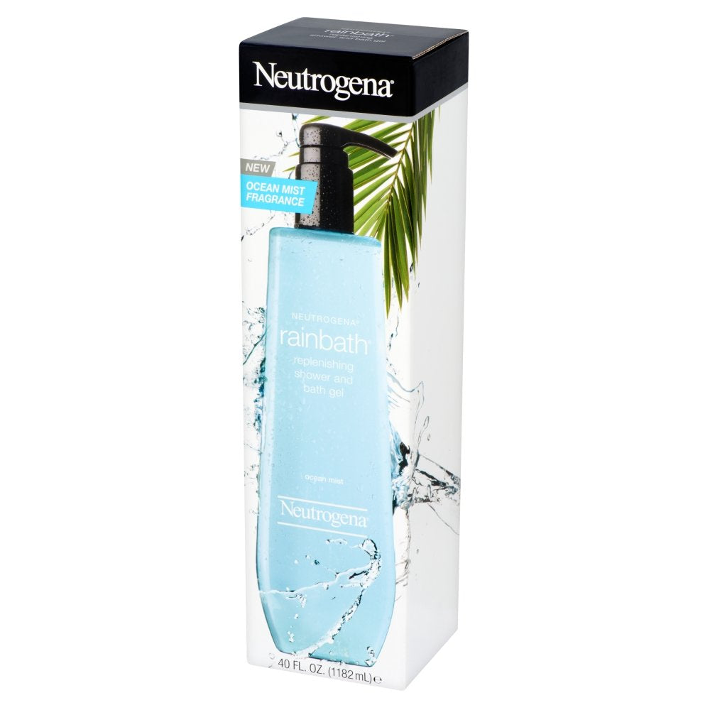 Neutrogena Rainbath Replenishing Shower Gel, Ocean Mist, 40 oz.