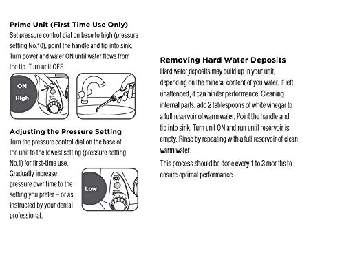 Waterpik Aquarius Water Flosser Professional For Teeth, Gums, Braces, Dental Care, Electric Power With 10 Settings, 7 Tips For Multiple Users And Needs, ADA Accepted, Black WP-662, Packaging May Vary-UPStoxs