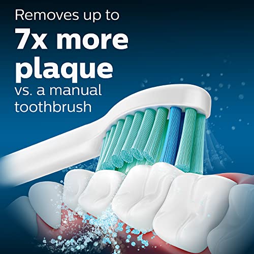 Philips Sonicare Genuine C2 Optimal Plaque Control Toothbrush Heads, 3 Brush Heads, White, HX9023/65-UPStoxs