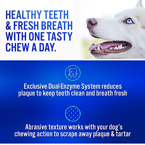 Virbac CET Enzymatic Oral Hygiene Chews for Dogs-UPStoxs