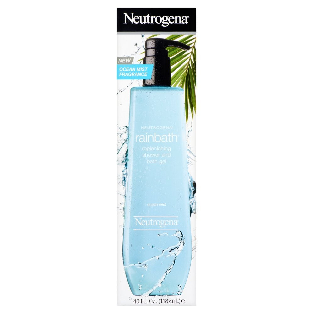 Neutrogena Rainbath Replenishing Shower Gel, Ocean Mist, 40 oz.