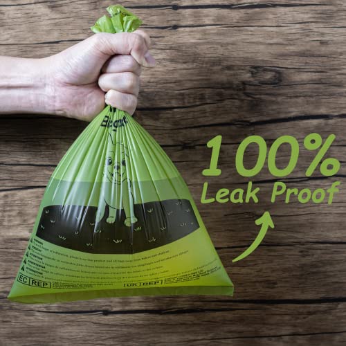 Greener Walker Poop Bags for Dog Waste-540 Bags,Extra Thick Strong 100% Leak Proof Dog Waste Bags (Green)-UPStoxs