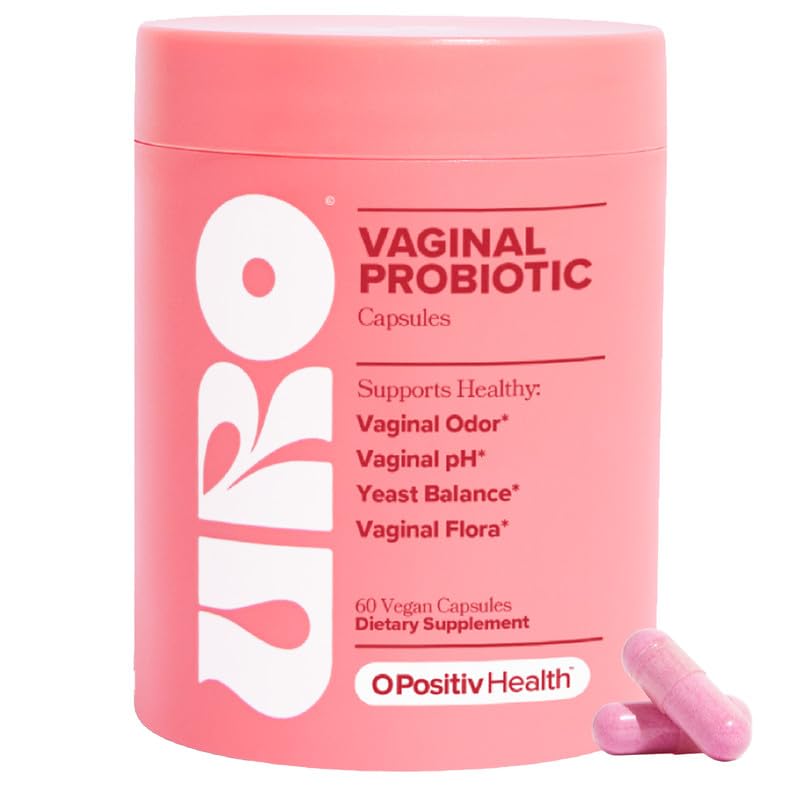 URO Vaginal Probiotics for Women pH Balance with Prebiotics & Lactobacillus Probiotic Blend - Women's Vaginal Health Supplement - Promote Healthy Vaginal Odor & Vaginal Flora, 60 Count (Pack of 1)-UPStoxs