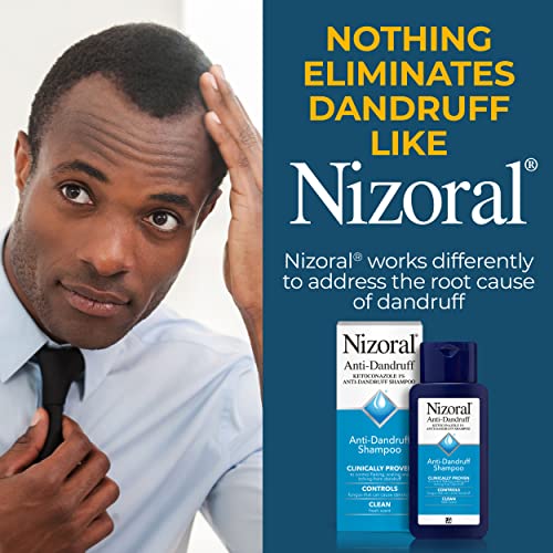 Nizoral Anti-Dandruff Shampoo with 1% Ketoconazole, Fresh Scent, 7 Fl Oz-UPStoxs