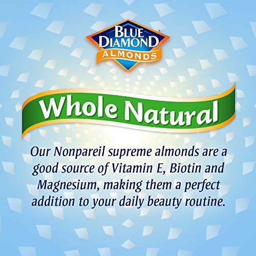 Blue Diamond Almonds Whole Natural Raw Snack Nuts, 40 Oz Resealable Bag (Pack of 1)-UPStoxs