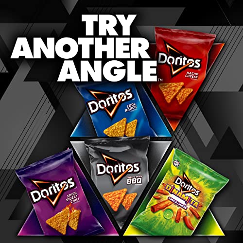 Doritos Flavored Tortilla Chips, Nacho Cheese, 1 Ounce (Pack of 40)-UPStoxs