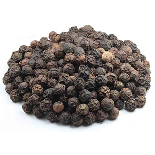 Amazon Brand - Happy Belly Tellicherry Black Pepper Whole Peppercorn, 16 ounce (Pack of 1)-UPStoxs