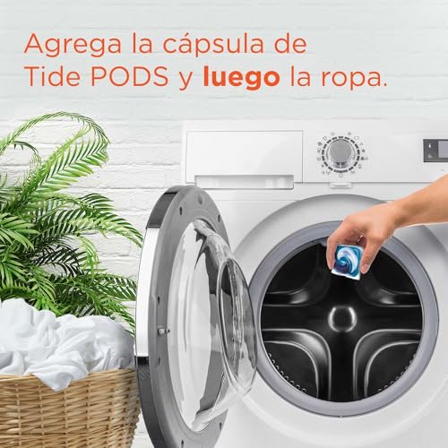 Tide PODS Laundry Detergent Pods, Spring Meadow Scent, 112 Count, Concentrated Laundry Soap Detergent, Stain Remover and Color Protector - Packaging May Vary-UPStoxs