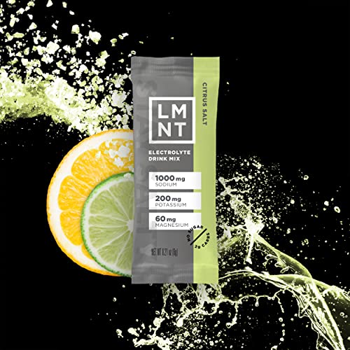 LMNT Zero Sugar Electrolytes - Citrus Salt | Drink Mix | 30 Count-UPStoxs