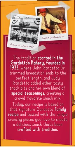 Gardetto's Snack Mix, Original Recipe, Multipack Snack Bags, 1.75 oz, Kids Snacks, Back to School Snacks, 10 ct-UPStoxs