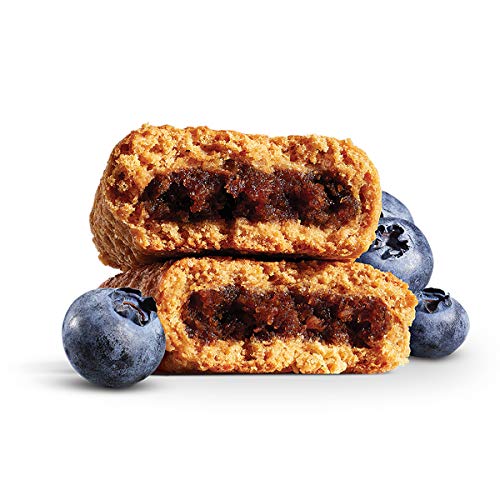 Nature's Bakery Whole Wheat Fig Bars, Blueberry, Real Fruit, Vegan, Non-GMO, Snack bar, Twin packs- 12 count-UPStoxs