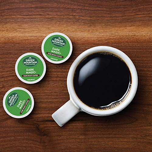 Green Mountain Coffee Roasters Dark Magic Keurig Single-Serve K-Cup Pods, Dark Roast Coffee, 72 Count (6 Packs of 12)-UPStoxs