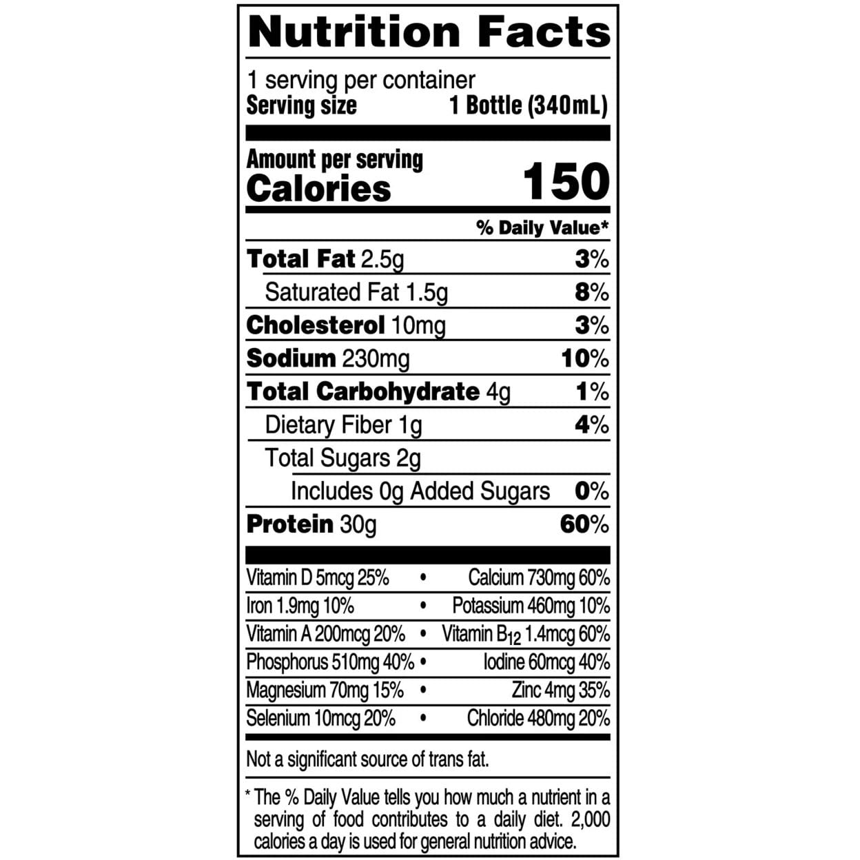 Fairlife Nutrition Plan 30g Protein Shake, Chocolate 11.5 fl. oz., 12 pk.