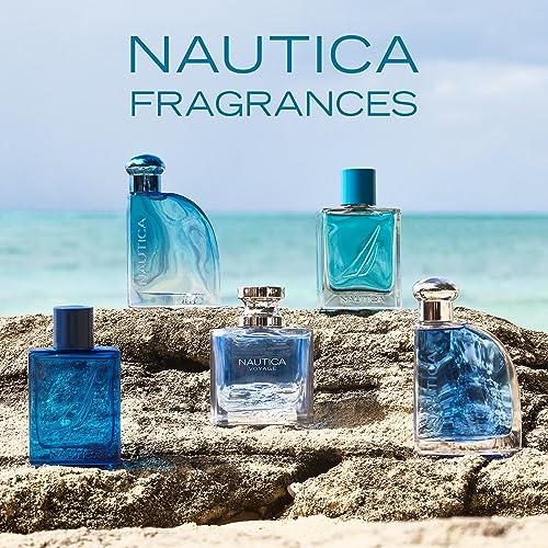 Nautica Voyage Eau De Toilette for Men - Fresh, Romantic, Fruity Scent Woody, Aquatic Notes of Apple, Water Lotus, Cedarwood, and Musk Ideal Day Wear 3.3 Fl Oz-UPStoxs