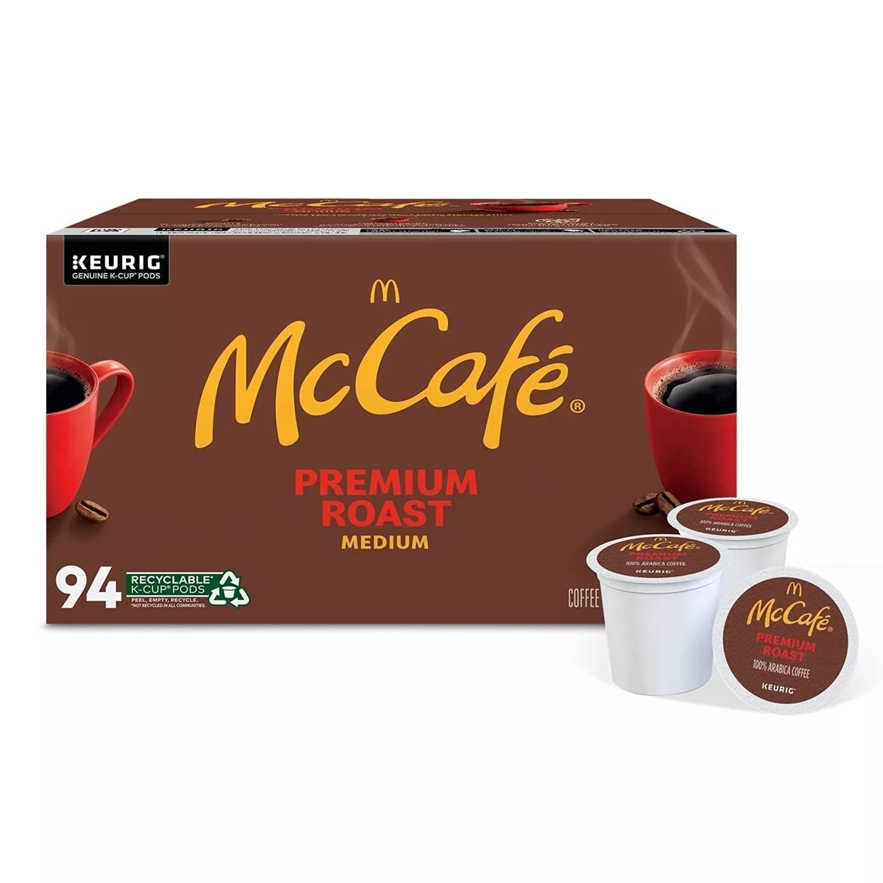 McCafe Decaf Premium Medium Roast K-Cup Coffee Pods, 94 ct.-UPStoxs