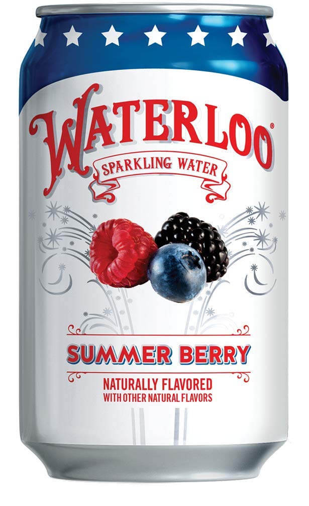 Waterloo Sparkling Water, Summer Berry Naturally Flavored, 12 Fl Oz Cans (Pack of 12) – Zero Calories and Zero Sugar or Sweeteners of Any Kind-UPStoxs