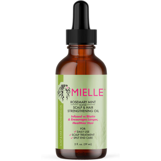 Mielle Organics Rosemary Mint Scalp & Hair Strengthening Oil for All Hair Types, 2 Ounce-UPStoxs