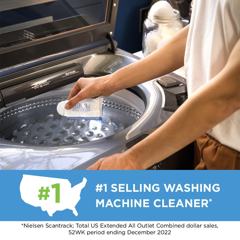 Affresh Washing Machine Cleaner, Cleans Front Load and Top Load Washers, Including HE, 6 Tablets-UPStoxs