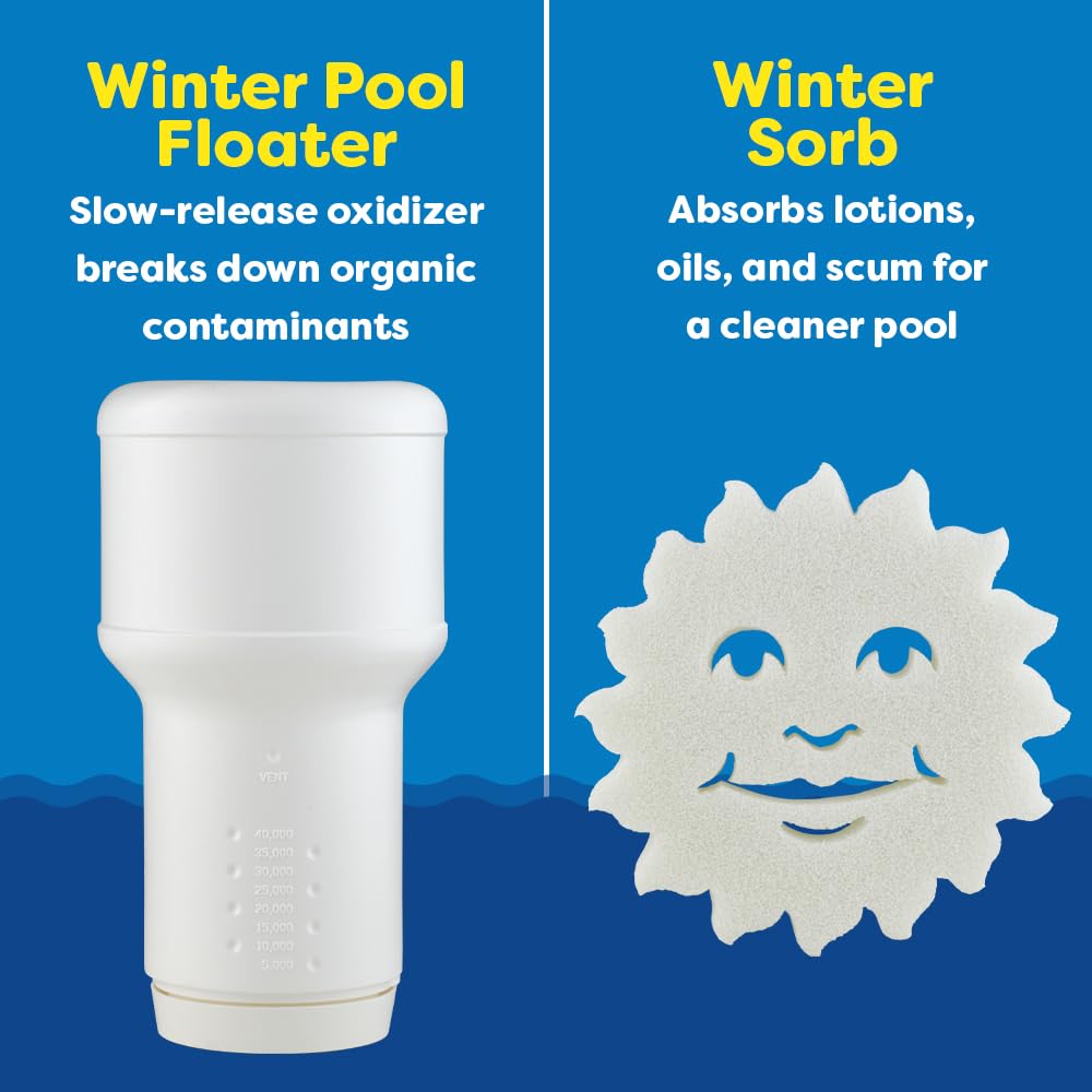 In The Swim Pool Closing Kit - Winterizing Chemicals for Above Ground and In-Ground Pools - Up to 15,000 Gallons-UPStoxs