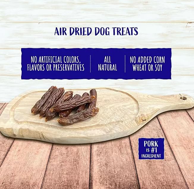 Irish Rover Pork and Apple Sausage Air Dried Dog Treats, 48 oz.