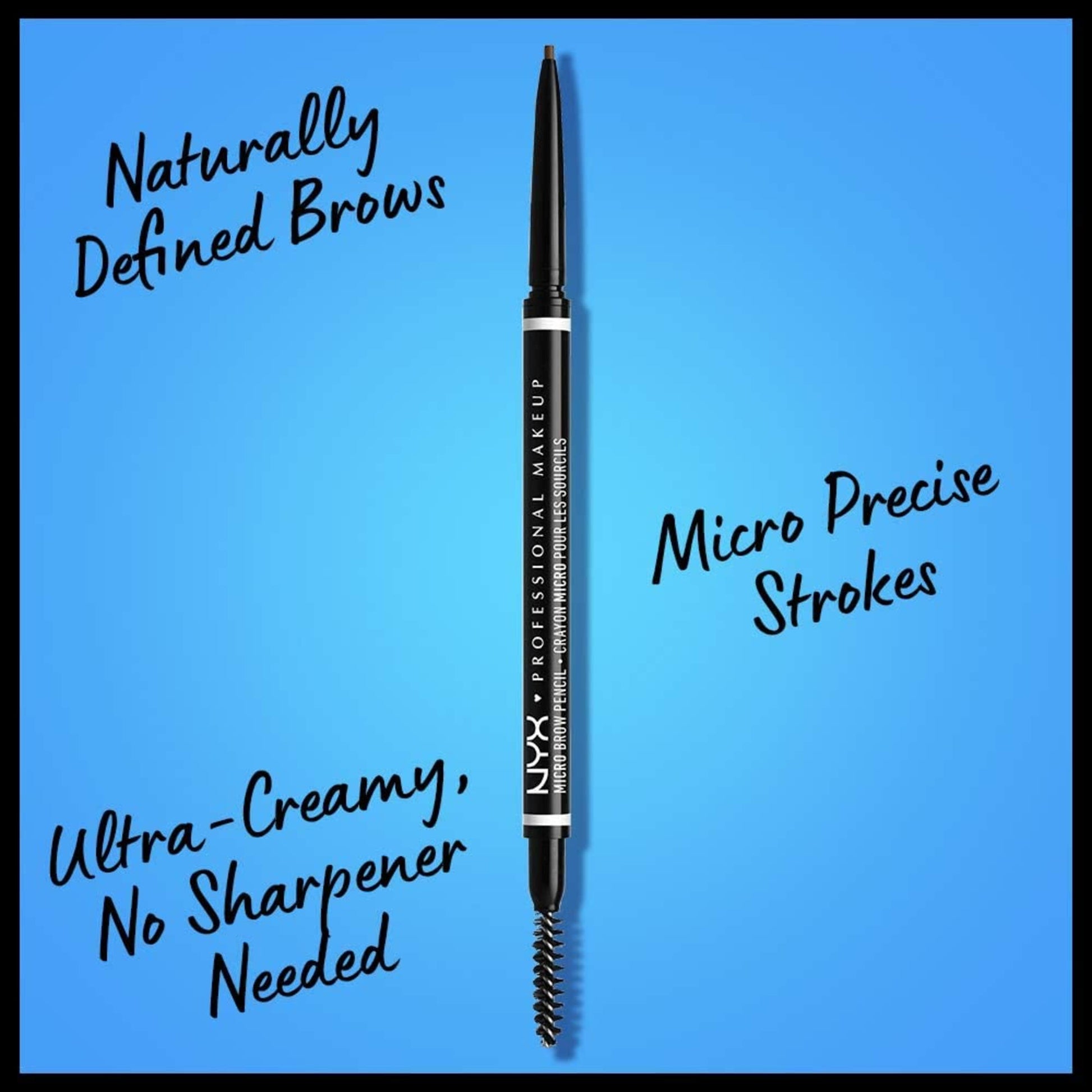 NYX PROFESSIONAL MAKEUP Micro Brow Pencil, Eyebrow Pencil - Espresso-UPStoxs