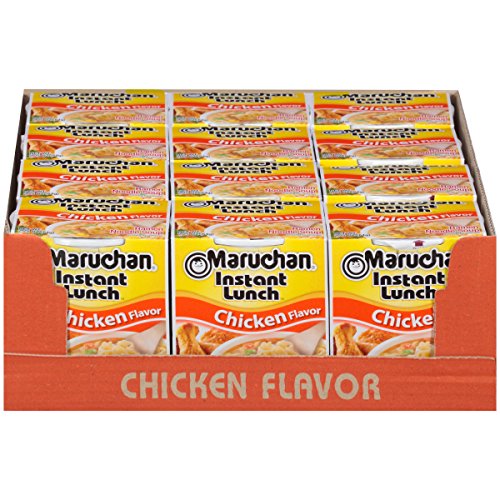 Maruchan Instant Lunch Chicken , Ramen Noodle Soup, Microwaveable Meal, 2.25 Oz, 12 Count-UPStoxs