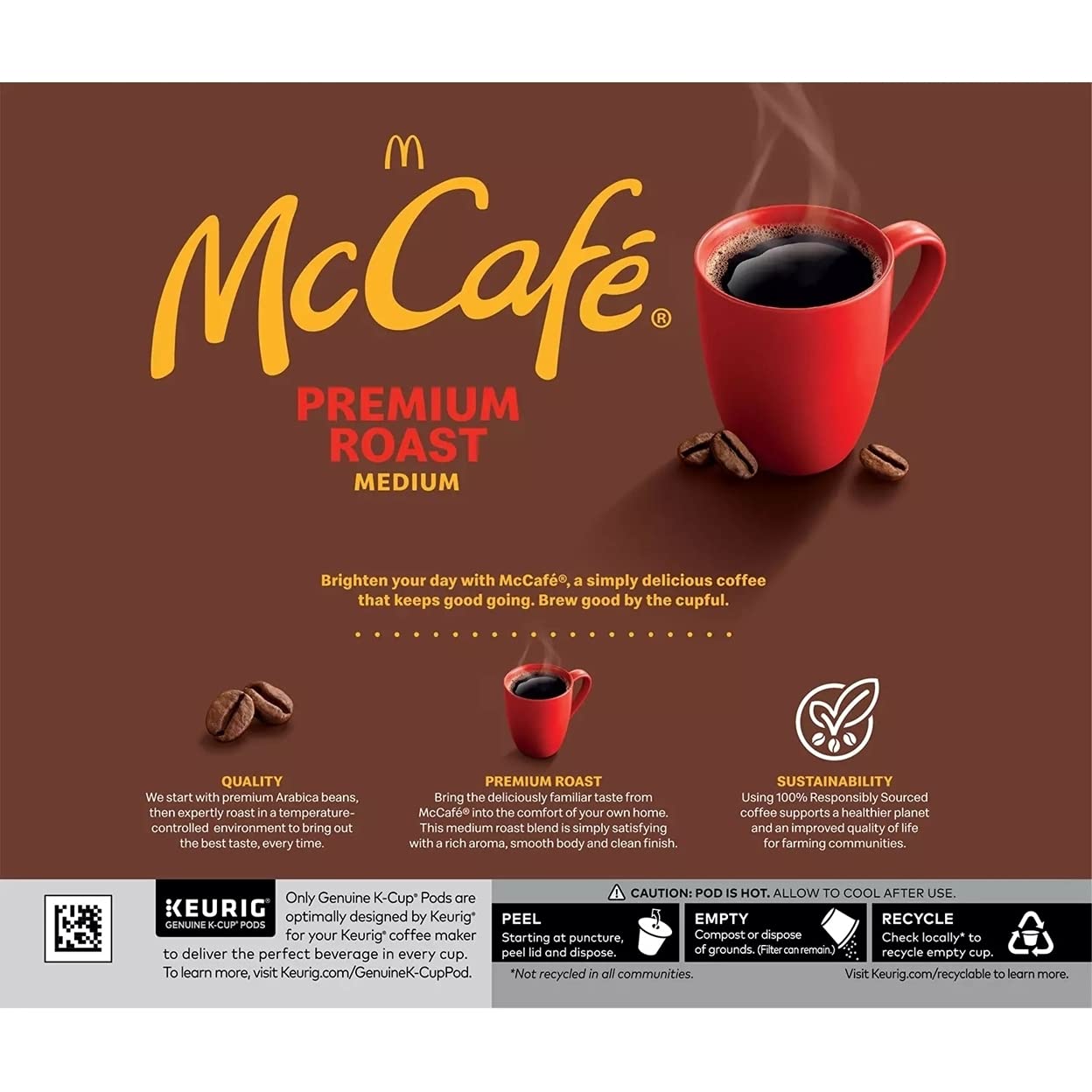 McCafe Decaf Premium Medium Roast K-Cup Coffee Pods, 94 ct.-UPStoxs