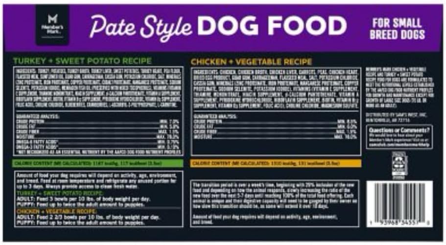 Member’s Mark Pate Style Dog Food, Variety Pack, 3.5 oz., 24 ct.