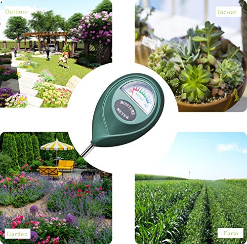 XLUX Soil Moisture Meter, Plant Water Monitor, Hygrometer Sensor for Gardening, Farming, indoor and outdoor plants, No Batteries Required-UPStoxs