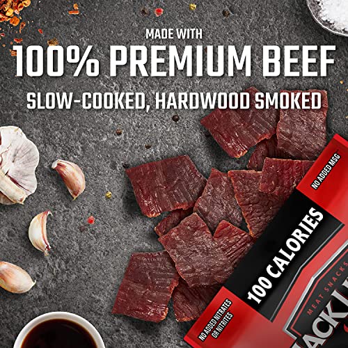 Jack Link's Beef Jerky Variety - Includes Original and Teriyaki Flavors, On the Go Snacks, 13g of Protein Per Serving, 9 Count of 1.25 Oz Bags (Pack of 1)-UPStoxs