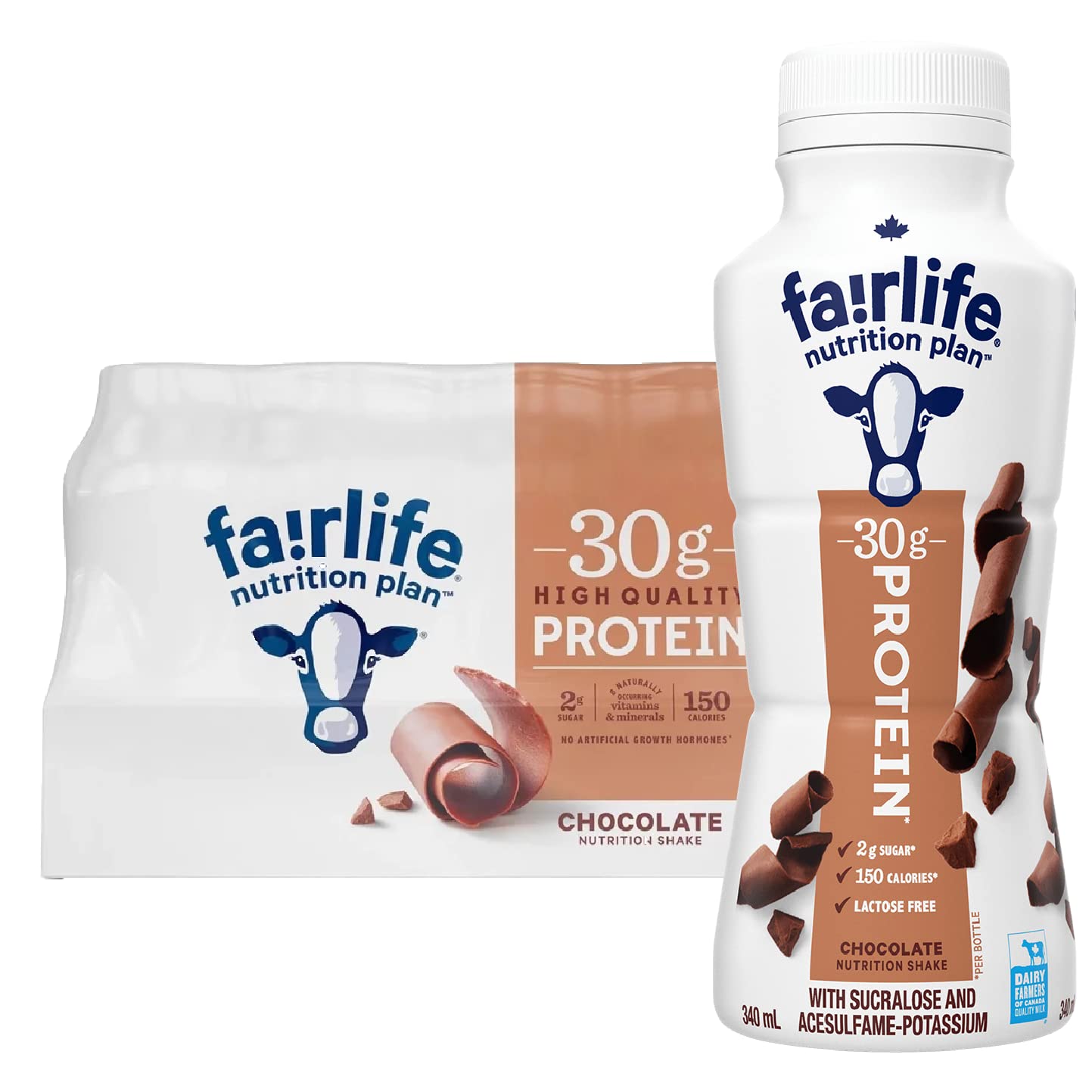 Fairlife Nutrition Plan 30g Protein Shake, Chocolate 11.5 fl. oz., 12 pk.