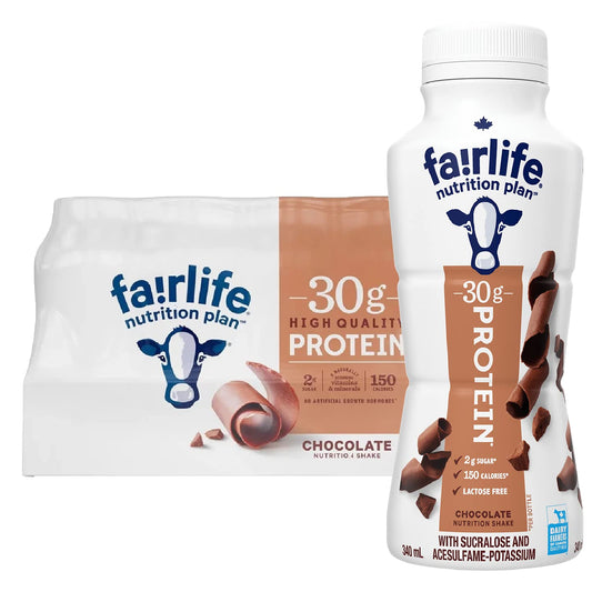 Fairlife Nutrition Plan 30g Protein Shake, Chocolate 11.5 fl. oz., 12 pk.