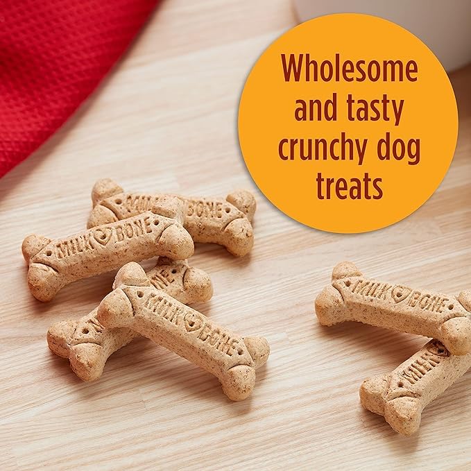 Milk-Bone Original Dog Treats for Medium Dogs, 24 Ounce, Crunchy Biscuit Helps Clean Teeth-UPStoxs