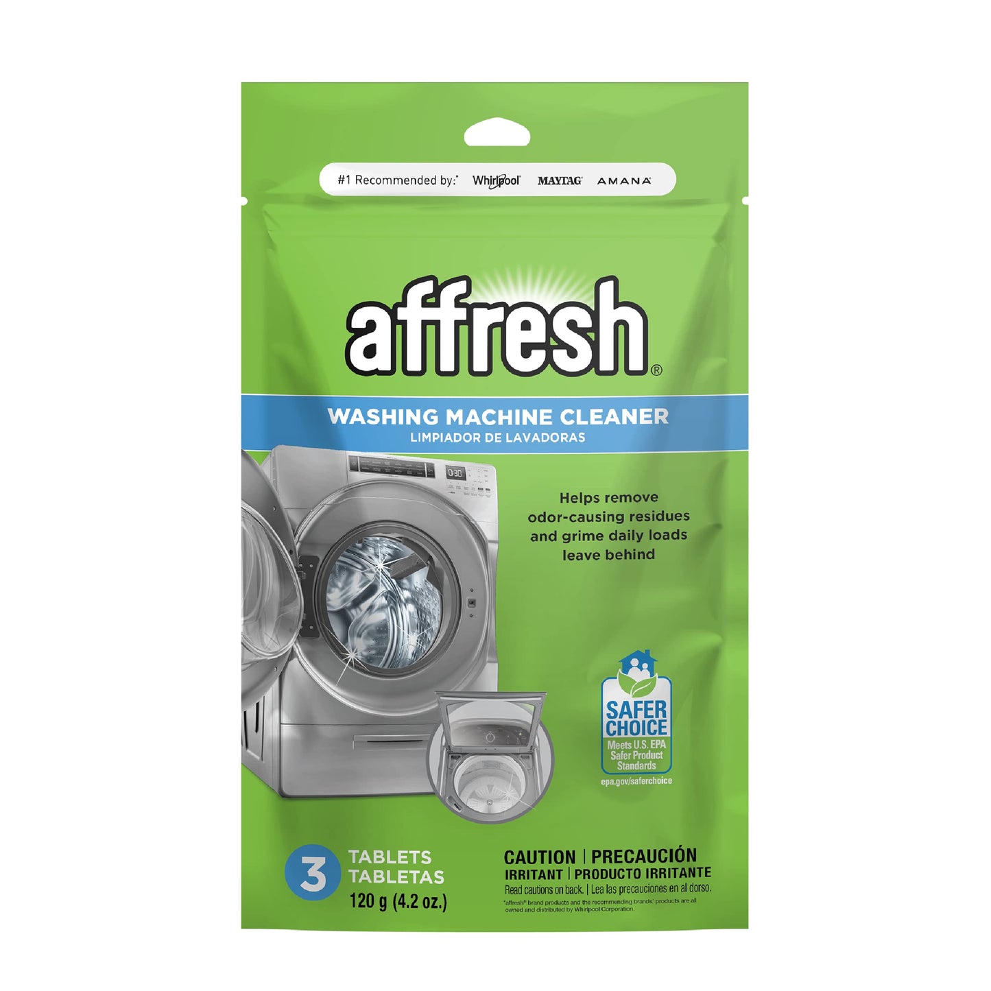 Affresh Washing Machine Cleaner, Cleans Front Load and Top Load Washers, Including HE, 3 Tablets-UPStoxs