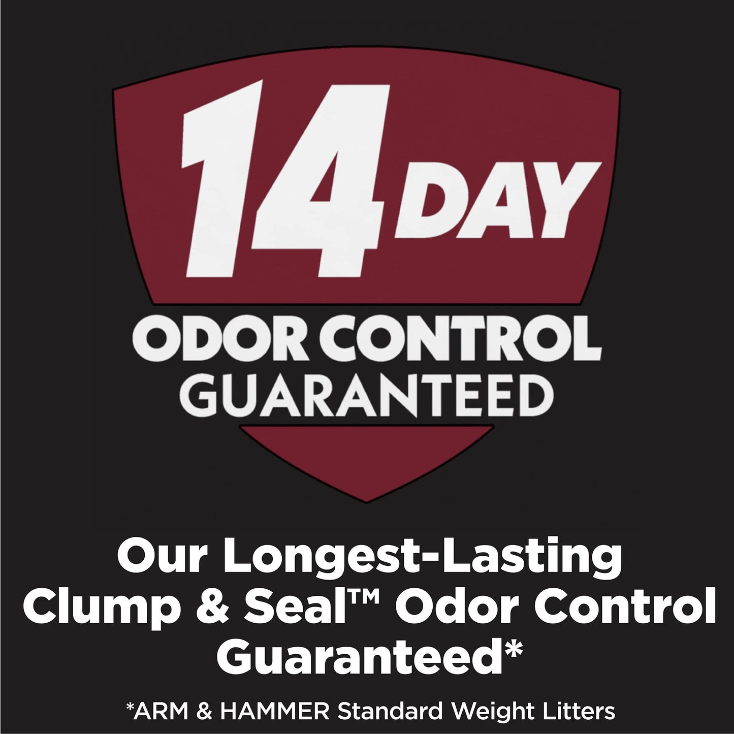 ARM & HAMMER Clump & Seal Platinum Multi-Cat Complete Odor Sealing Clumping Cat Litter with 14 Days of Odor Control, 37 lbs, Online Exclusive Formula-UPStoxs