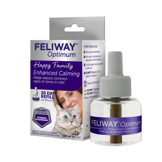 FELIWAY Optimum, Enhanced Calming Pheromone 30-day Refill – 1 Pack-UPStoxs