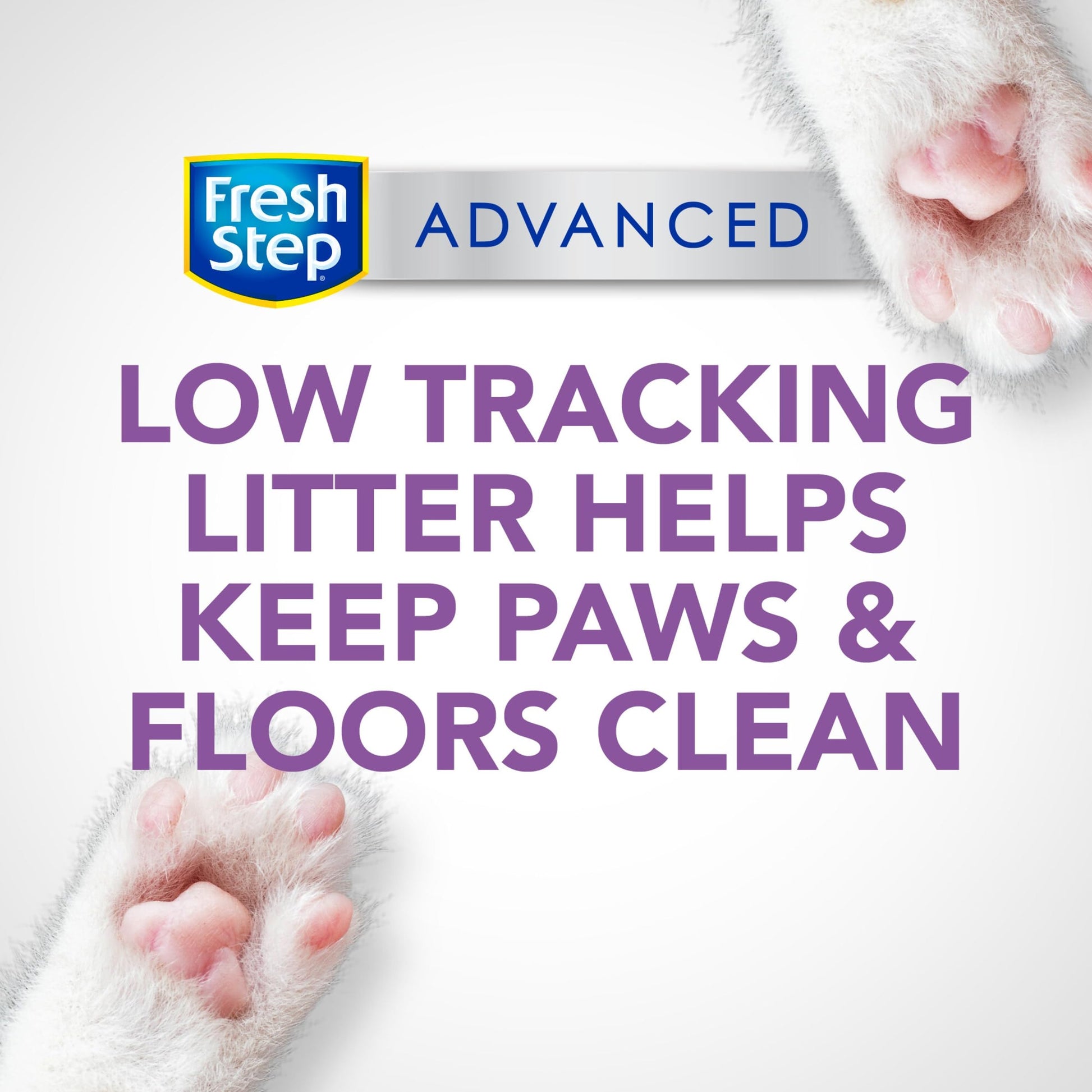 Fresh Step Clumping Cat Litter, Advanced, Clean Paws Multi-Cat, Extra Large, 37 Pounds total (2 Pack of 18.5lb Boxes)-UPStoxs