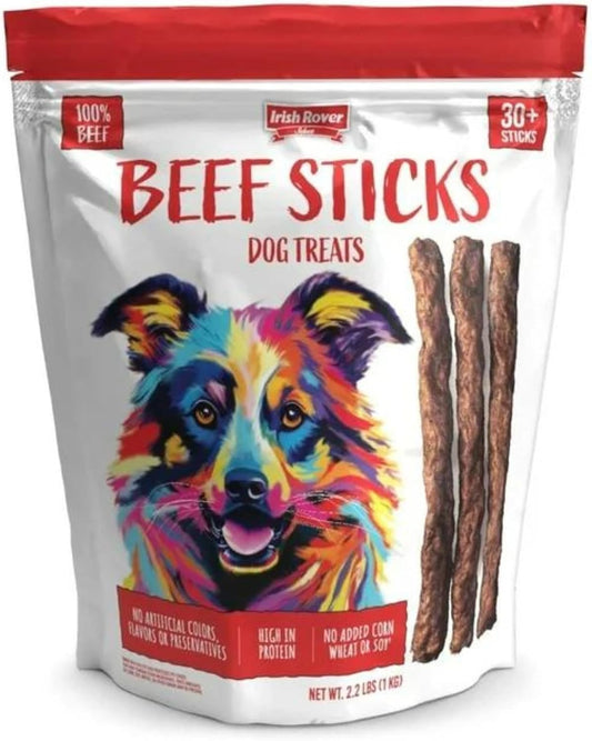 Irish Rover Beef Stick Dog Treats 35 oz.